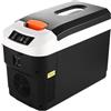 Generic Frighetto Portatile Frigorifero Auto Frigo Portatile 12v/24v/220v Display Digitale for Il Controllo Della Temperatura 12L Da -20°C A 60°C for Auto E Campeggio(Black)