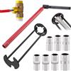 FZYCOM Utensile per L'installazione dei Rubinetti 8-17mm, Chiave Rubinetto Lavello, Chiave per Rubinetto Sottolavello, Chiave per Dadi Rubinetti, Chiavi a Tubo per Rubinetti, Chiave Sottolavello