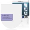SCHÜTTE Sedile WC adatto per Duravit Starck 3, con abbassamento automatico, made in EU, coperchio rimovibile in termoindurente infrangibile, coperchio WC e occhiali fino a 250 kg, bianco
