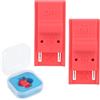 Penitue 2pz Attrezzo Jig RCM per Switch Console, Clip Caricatore RCM Strumento Cortocircuito per Modding & Modalità Ripristino (Rosso)