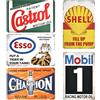 Bssmmai Set di 5 targhe in metallo per garage, stile retrò e vintage