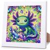 Gutluz Kit per Pittura con Diamanti per Bambini da 6 Anni, Immagini con Diamanti Piccoli Animali, Kit per Pittura con Diamanti 5D come Regalo, Set per Artigianato, Arte con Diamanti per Bambini, 5 6 1
