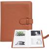 Rieibi Album fotografico per fotocamera Fujifilm Instax Wide210/Wide300/Wide400, pellicola larga 8,6 x 10,9 cm, 80 tasche, cornice in pelle PU per album Instax Wide 400, album per Instax Wide serie