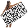 RIUAHST Panda Telo Mare Asciugamano da spiaggia a Panda Spiaggia Telo Mare in Microfibra,Assorbente, ad Asciugatura Rapida, Sabbia Antiaderente, Adatto per Piscina, Bagno, Spiaggia 75 x 150 cm