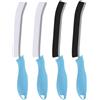 TQRR Spazzole Per Pulire- 2 pezzi Spazzola per WC, Spazzola Per La Pulizia Delle Fissure, Multifunzionale Spazzola Pulizia Casa per Cucina, Bagno, Finestra (4, Azzurro)