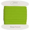 designers-factory Nastro Sbieco di Cotone per Bordare Cucito - Vari Colori Disponibili - Raffinate Rifiniture in Cotone Piegato - Bordino per Tessuti (10 Metri, Verde Chiaro)