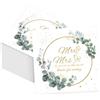 WUSJCOF 40 tovaglioli per Matrimonio, servietten Matrimonio e Decorazione tavola, tovaglioli a Forma di Cuore, servietten eucalipto Ecologico di Alta qualità (Verde Salvia) (Verde eucalipto)
