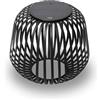 LUUK Studio Lanterna Solare, IP65, Lampada da Tavolo Senza Fili, Nero, S | Luce d'atmosfera Dimmerabile per Giardino e Balcone: Energia Solare, Ricaricabile via USB-C, per uso Interno ed Esterno