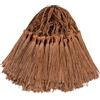 Hetuyon Mini segnalibro con nappe fai da te: kit di 100 ciondoli fatti a mano in seta per portachiavi, ghirlande, cappelli di laurea, tende, gioielli, decorazioni per feste, cucito, cuscini e decorazioni per