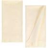 Sibba Asciugamani Bagno 2 Pezzi Cotone Turco Assorbente Morbido Asciugamano Set Boho Asciugamano Decorativo per Bagno Cucina Hotel Spa Casa Colonica Crema (Bianca,14 x30)