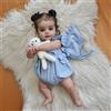 LFdolls Realistica Bambola 22 Pollici Bambole Reborn Femmine Morbido Silicone Vinile 55cm Reborn Femmina Originale Fatto A Mano Neonato Con Accessori Adatta A Bambini +3 Anni