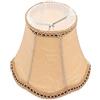 LALAFINA Paralume In Stoffa 1Pc Paralume In Stile Europeo A Campana Vintage Per Lampada Da Parete Da Tavolo Decorazione Soggiorno Albicocca