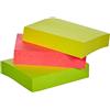 Post-It Colori Neon Assortiti 38 mm x 51 mm 100 Fogli/Blocchetto 3 Blocchetti/Confezione