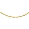 CARISSIMA Collana Unisex in Oro Giallo 9 ct, Catena Groumette a Taglio Diamante da 1,7 mm, Lunghezza 51 cm
