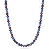 GAVU Collana da Uomo Perline Pietre Dure, Collana Occhio di Tigre Rosso e Sodalite da Uomo