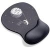 AOKSUNOVA Tappetino Mouse Ergonomico con Poggiapolsi Mouse Pad Astronauta | Cuscinetto in gel morbido, superficie liscia, base in silicone stabile e design con bordi rinforzati per l'uso quotidiano