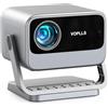 VOPLLS 【Netflix Ufficiale & Auto Focus/Keystone】Proiettore 4K 20000LM 1080P Nativo Full HD, VOPLLS Videoproiettore WiFi 6 Bluetooth con Dolby Audio per Esterni/Home Cinema per Smartphone/HDMI/USB/AV