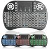 APKLVSR Mini Wireless Tastiera Keyboard with Touchpad, RGB Backlit Mini Tastiera Wireless with USB Receiver for Android Box, Smart TV, PC, Tablet, Xbox, HTPC, IPTV