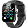 Motast Smartwatch Uomo Donna, 1.96 HD Orologio Smartwatch Uomo con Effettua/Risposta Chiamate, Contapassi/Cardiofrequenzimetro, Impermeabile IP68 110+ Modalità Sportive Smart Watch per Android iOS