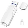 Wooolken Chiavetta USB 3.0 64GB con Cappuccio Protettivo, Pen Drive USB con Adattatore USB-C e Cordino, Pennetta USB Compatibile con PC, Laptop, TV, MacBook, Chromebook