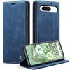 Monweicz Cover Compatibile con Google Pixel 8A, Custodia Portafoglio con Slot per Scheda, Protezione Completa Premium in Pelle PU, Flip Libro Magnetica Google Pixel 8A, Blu