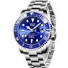 LIGE Orologio Uomo, Quarzo Analogico Orologi Uomo, Acciaio Inossidabile Impermeabile 30M, Funzione Calendario, Lancette Luminescenti, Abbinamento Elegante e Casual, Blu/Oro
