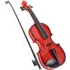 ifundom 1 Set Violino Simulato Violino Per Principianti Per Bambini Giocattolo Musicale Per Bambini Giocattolo Per Strumenti Musicali Per Decorativo Plastica Brown