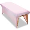 DLAYLQZG Coprilettino per Lettino da Massaggio Lavabile, Copertura Elastica per Estetica - Morbido, Traspirante per Spa, Centro Benessere e Salone Viso (Rosa,6FT/183 * 76 * 74CM)