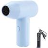 Generico Asciugacapelli Usb Ricaricabile Senza Fili Portatile Aria Calda, Asciugacapelli Viaggio, Cordless Hair Dryer, Asciugacapelli Portatile Batteria, Asciugacapelli Senza Fili,Asciugacapelli Ricaricabile