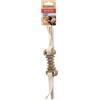 Flamingo Giocattolo WILGA Osso con Corda Marrone 28x5,9x3CM