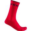 CASTELLI 4521552-642 DISTANZA 20 SOCK Calzini UOMO POMPEIAN RED Taglia S/M