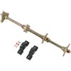 Headerbs Kit ASSE Posteriore Go Kart, Kit Albero ASSE Posteriore da 24 Pollici Mozzi Antiurto in Metallo Supporti di Fissaggio Flange Set per ATV 50‑150CC Quad Drift Trikes ASSE
