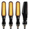 evermotor 4 Pezzi Frecce Moto LED Sequenziali E24 Omologate,Universali 12V Indicatori di Direzione Moto, Impermeabili, Alta Luminosità