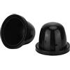 Aramox Copertura antipolvere faro, 2 pezzi 85mm LED faro Parapolvere per auto Tappo nero Custodia in gomma impermeabile