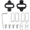 Jecdfs tacchette per Pedali Mtb Compatibili con Shimano SPD SM-SH5,bicicletta con piastre antiscivolo Cleat Plates,Set di Tacchette per Pedali di Bici da Corsa e MTB,Tacchetti SPD per Scarpe da Ciclis