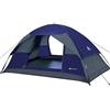 Forceatt 2/4/6/8 Persone Tenda Campeggio con Doppia Porta,Tenda da Campeggio con Copertura Antipioggia Rimovibile,Tenda a Cupola Ventilata, per Attività All'aperto in Famiglia e Feste con Gli Amici!