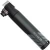 GIYO GM-45CT - Mini pompa per bicicletta, 2 stadi ad alto volume (80cc) / pompa in alluminio ad alta pressione (7 bar) per mountain bike, valvola Clever Twin (Presta/Schrader/Dunlop), dimensioni