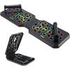 JurciCat 12 in 1 pieghevole portatile plank tavola per flessioni Con maniglie push up board Adatto per l'allenamento di tutto il corpo attrezzi palestra casa