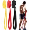 Ferizzia 3 Pezzi Bande Elastiche Fitness, Fasce Elastiche Fitness con 3 Livelli di Ressistenza, Resistance Bands, per Crossfit, Yoga, Pilates, Squats, Stretching, Glutei, Allenamento