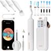 Bebird Pro Otoscopio Earsight Plus, 1920P HD Regolatore auricolare con Telecamera, Otorino con luce, Auricolatore auricolare con scatola portatile per viaggi, Bambini, iOS, Android (Bianco)
