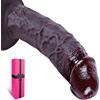 hainuo Dildo realistico in silicone nero grande da 24 cm con ventosa, diametro 5,4 cm, extra spesso, per utenti esperti, enorme pene realistico per punto G, sex toy per adulti per uomini e donne