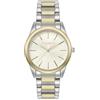 Olivia Burton Orologio con Movimento al Quarzo a Tre Lancette da Donna Collezione INTENSITY con Cinturino in Acciaio Inossidabile Bicolore - 24000239, Two-Tone with Gold