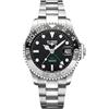 Elysee Orologio Analogico Uomo con Cinturino in Acciaio Inossidabile GMT_Automatic