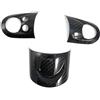 yangwu99 Adatto for Mini Cooper R55 R56 R60 S Copertura del volante in carbonio Rivestimento del pannello degli strumenti del volante