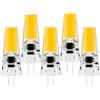 BVCL Lampadina LED G4, Bianco caldo 3000K, 5W sostituisce 30-50W alogena,dimmerabile, AC/DC 12-24V,400LM, Piccola lampadina, Senza sfarfallio, 5 Pezzi (Color : Warm White 3000k)