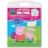 PON PON EDIZIONI Tutti a scuola! Albo magico. Peppa pig. Ediz. a colori. Con pennarello svelacolori