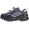 adidas Terrex AX4S Speed Lacing Hiking Shoes Kids, Scarpe da Trekking Unisex-Bambini, preloved Violet/Matte Silver/Powder Plum, 37 1/3 EU