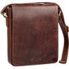 STILORD 'Cosmo' Vintage Borsello in Pelle da Uomo Messenger Bag Media da Uomo per Tablet 12 Pollici Borsa Compatta a Spalla Crossbody per Documenti A4 Cuoio Autentico, Colore:kara - cognac