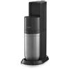 SodaStream Duo Gasatore Nero Acciaio Inox con Bottiglia Vetro e PET