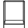 HETFTJN Consolle Cucina Consolle Ingresso Moderno Tavolino Salotto Moderno Console Ingresso - Tavolo Consolle Trasparente 60x35x75 cm in Vetro Temperato per Soggiorno Ingresso Disimpegno Ufficio